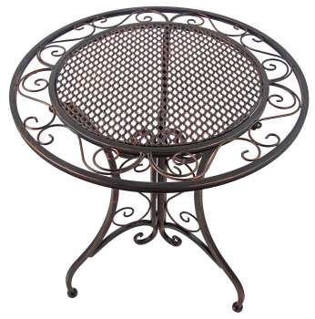 Elegantes Bistro-Set Eliza im romantischen Vintage-Design – Perfekt für Balkon, Terrasse & Garten